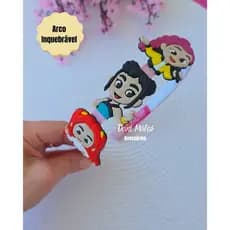 Tiara Guerreiras Kpop Scrunchies Xuxinha Guerreiras kpop Acessorio de cabelo estilo Kpop