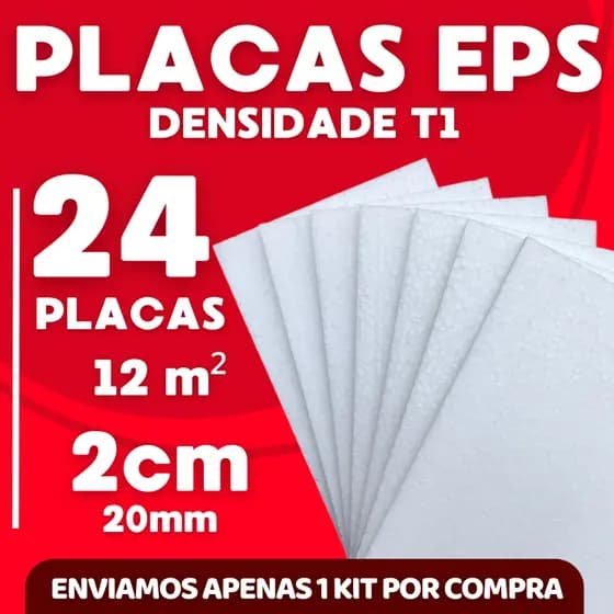 24 PLACAS DE FORRO EPS ANTI CHAMAS 20 MM (2 cm) DE ESPESSURA, FORRO, ISOLAMENTO TÉRMICO, ACÚSTICO
