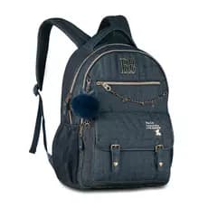 Mochila de Costas Jeans Denim Vintage 17,5" RB27027 Clio Style