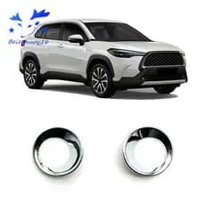 Tampa Frontal Da Lâmpada De Nevoeiro Para 2020 2021 Toyota Corolla Cross Car Styling ABS Chrome