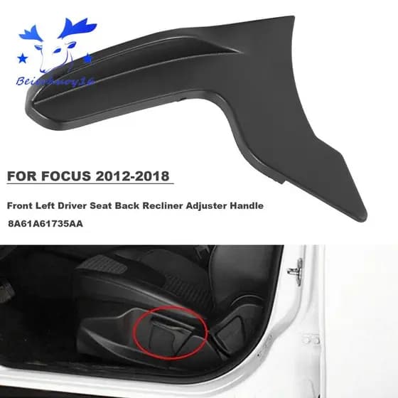 Para O Ford Focus 2012-2018 Ajustador Do Encosto Banco Dianteiro Esquerdo Motorista Recliner Preto 8a61a61735aaa