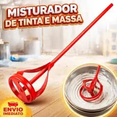 Misturador Profissional 52cm para Tinta Massa Argamassa para Furadeira e Parafusadeira