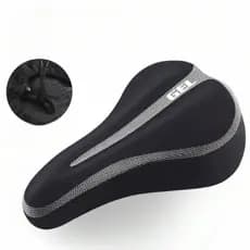 Capa Para Banco Bike em Gel Silicone Selim Bicicleta Almofada Forro Ajustável  Ciclismo Anatômica