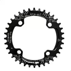 Coroa Única 34t/36t/38t Para Bicicleta Bcd 104mm Pedivela De 4 Furos
