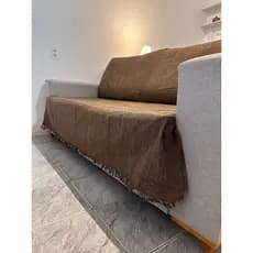 02 Mantas 3,00x1,80 para Sofá,cama,poltrona Super King 100% Algodão Decorativas Protetora Gigante