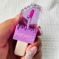Lip Gloss com Glitter Formato  Picolé  - Febella LG40511 - UNIDADE - COR ALEATÓRIA