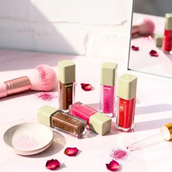 Lip Oil Nectar Lips Silk Skin - Ruby Rose