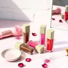 Lip Oil Nectar Lips Silk Skin - Ruby Rose