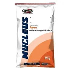 Núcleo Inicial 4% Supra Aves Galinhas A granel 500g, 1Kg, 2Kg, 3Kg e 4Kg - ENTREGA IMEDIATA