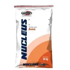 Núcleo/Nucleus Postura/Poedeira Supra Para Galinha Botadeira A granel 500g, 1Kg, 2Kg, 3Kg - ENTREGA IMEDIATA