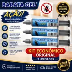 Gel contra Barata KIT ANTI BARATA 10g cada - ENTREGA IMEDIATA
