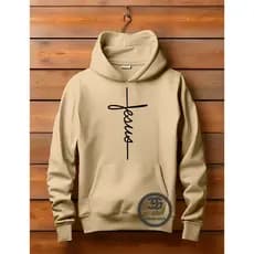 Blusa de Moletom Jesus Unissex Frio Fé Inverno Religioso Gospel Estampa cristã Envio Rápido