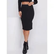 Saia Secretaria / Saia Lápis / Saia Midi / Saia Canelada