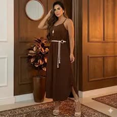 Vestido Midi / Vestido midi alcinha / Vestidos / Vestido soltinho