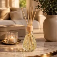 Aromatizador Ambiente Ameixa Dourada 100ml Difusor Essência Permanente Casa Escritório luxo