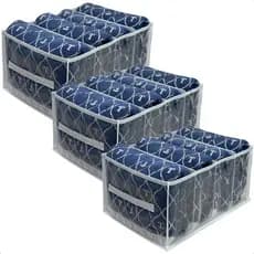 Kit 3 Colmeias Organizadoras Toalhas Roupas de Cama Banho Lençol PLUS GG 32x45x22cm