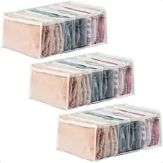 Kit 3 Colmeia Organizadora Calça Jeans Shorts Moletom Toalha Bolsa 40x25x15cm Plus M