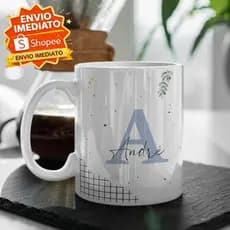 Caneca Personalizada com Nome 325ml – Presente Criativo – Cerâmica Branca
