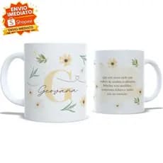 Caneca Personalizada com Nome e Frase 325ml | Presente Criativo