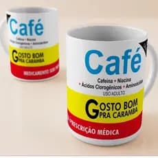 Caneca Humor Remédio 325ml – Presente Criativo e Divertido