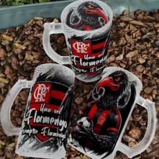 Caneca Jateada Personalizada Time do Coração | Presente para Torcedor