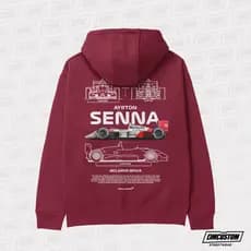 Moletom Dm Custom Carro McLaren F1 1988 Capuz Unissex