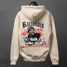 Blusa Moletom Racionais Mano Brown Casaco De Frio Streetwear Rap Unissex