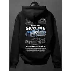 Moletom Exclusivo Skyline GT-R Brian O'Conner Velozes e Furiosos