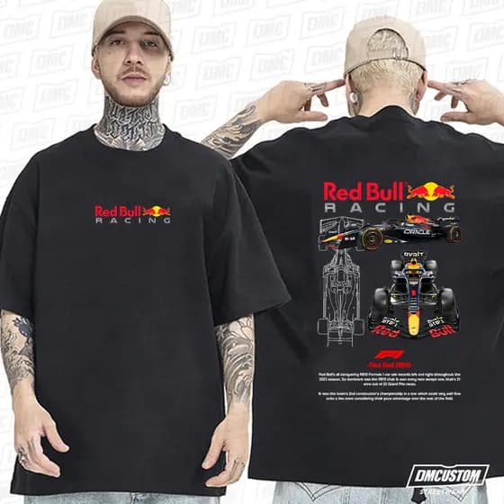 Camiseta OVERSIZED Formula 1 F1 RedBull Rancing Max Verstapen Piloto Automobilistico