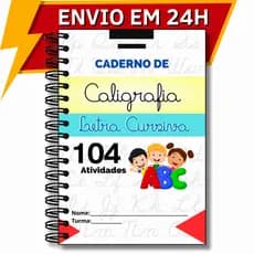 De Caligrafia Infantil com 104 Atividades Letra Cursiva