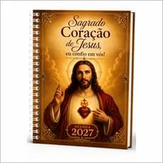Agenda 2027 Sagrado Coração de jesus eu confio em vós! - Agenda Capa Dura