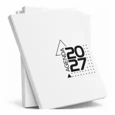 50 Miolo De Agenda 2027 - 1 Dia por página - 354 Páginas - A5 - 1DPP