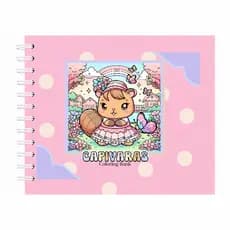 Livro de Colorir Capivara 50 Folhas - Caderno de Colorir - Capa Dura - Capivara