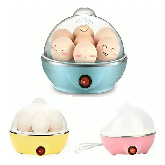 Panela Elétrica Cozedora De Ovos Faz Até 7 Ovos A Vapor Egg