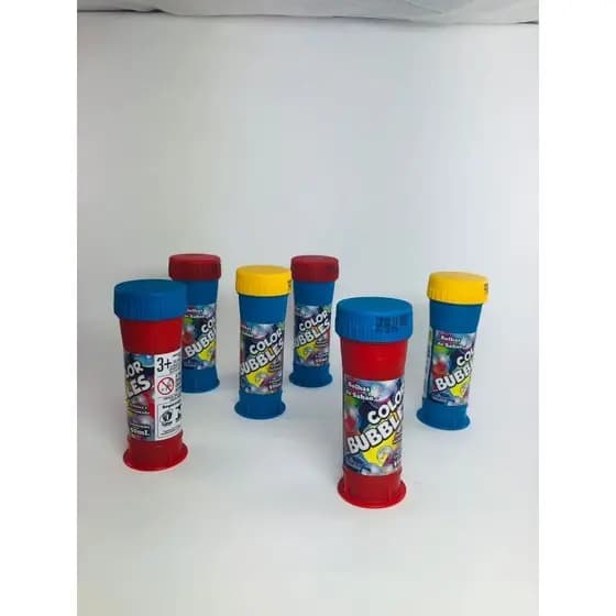 bolha de sabão tubo reutilizável Color Bubbles unidade avulsa 50ML