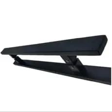 Puxador  Preto 60x40 cm Aço Inox , Barra chata 30x10 Porta pivotante Madeira, Alumínio