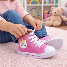 Tênis Infantil Menina Star Unicórnio Super Heróis Antiderrapante Confortável