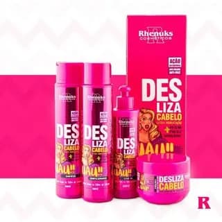 kit Capilar Desliza Cabelo - Kit Antivolume Antifrizz Extra Hidratação (4 Produtos)
