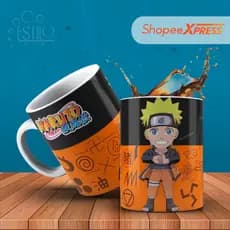 Caneca Anime Naruto Personalizada Com SEU NOME