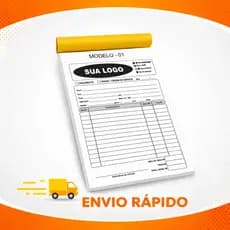 200 Folhas Bloco De Orçamento Ou Talões Personalizado ( COM SUA LOGO )