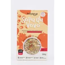 Sopa Da Vovó Macarrão Com Legumes Sem Glúten Holysoup 130g