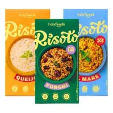 Kit Risoto Saudável Funghi E Queijo E Al Mare 3 Un