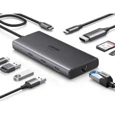 Hub Adaptador Usb-C 3.2 Gen 2 10 Gbps 9 Em 1 Thunderbolt 3/4 - Ugreen