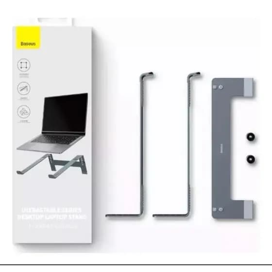 Suporte Ajustável De Alumínio Baseus Para Notebook E Macbook