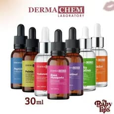 Dermachem Sérum Clareador Peônia Peptideos Bioretinol Rosa Mosqueta Secativo Hyaluronic - 30ml