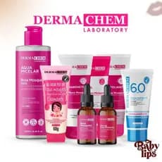 Kit Skin Care Rosa Mosqueta Clareador e Hidratante DermaChem Varias Opções