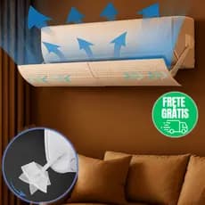 Defletor Direcionador Ar Condicionado 7 a 30 mil Btus Split Universal Ajustável 103cm