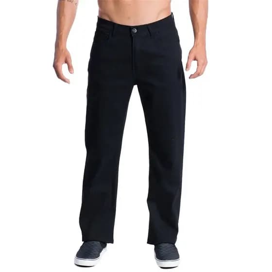 Calça Quiksilver Jeans Everyday Black WT24 Tam. 46