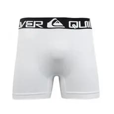 Cueca Boxer Quiksilver Seamless Branca/Preto