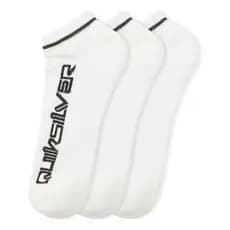 Kit 3 Meias Quiksilver Invisivel Branca 39 a 42